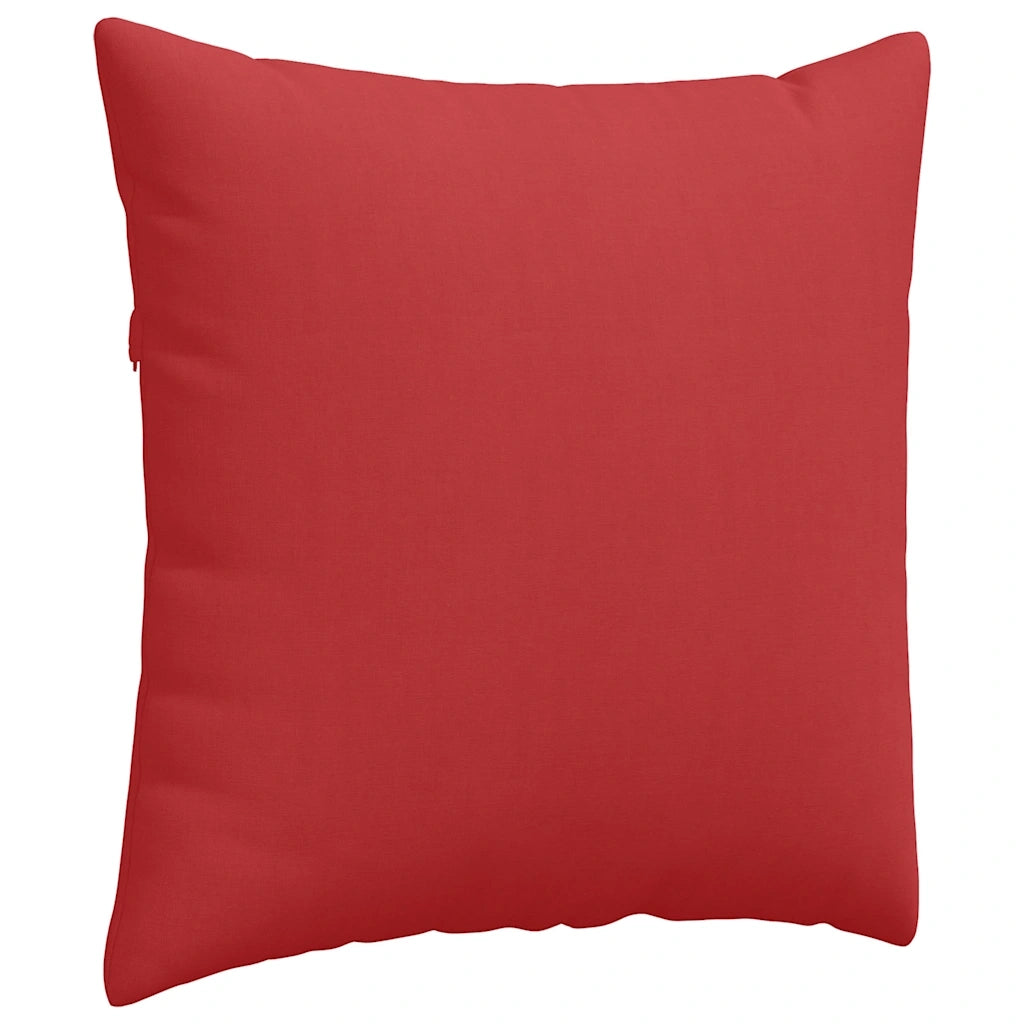 Cuscini da Divano 2 pcs Rosso 80 x 80 cm Tessuto 42014052