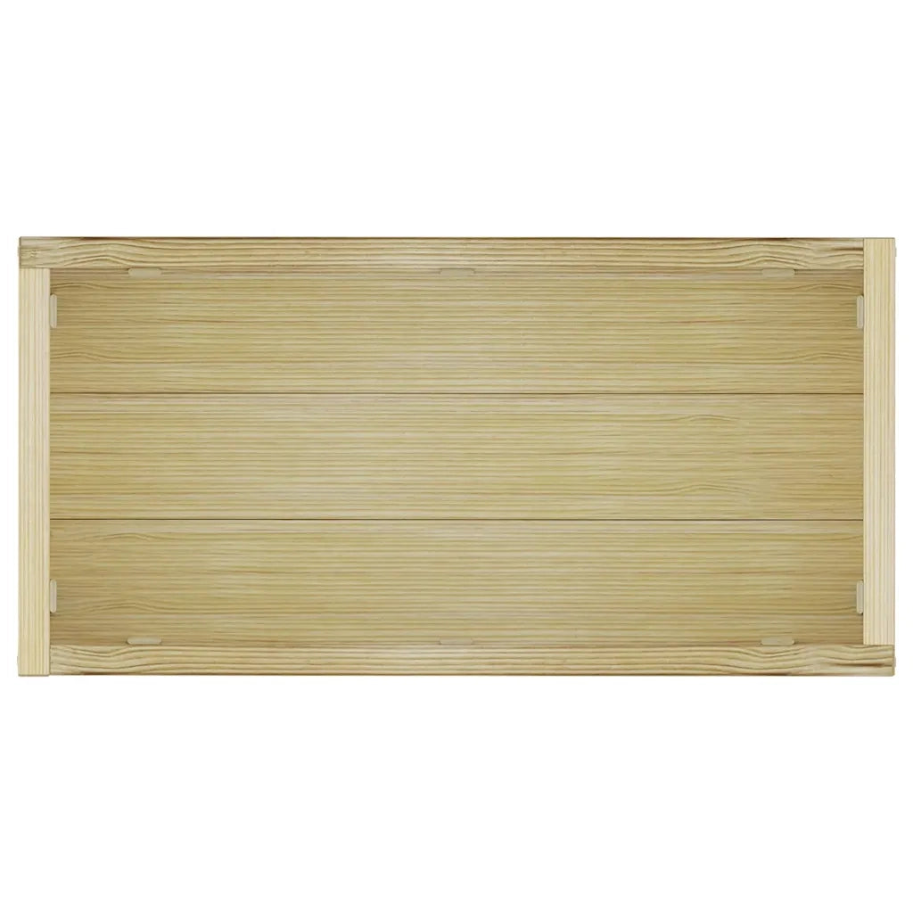 Letto Rialzato 100x50x40 cm in Legno Rettangolare 41660