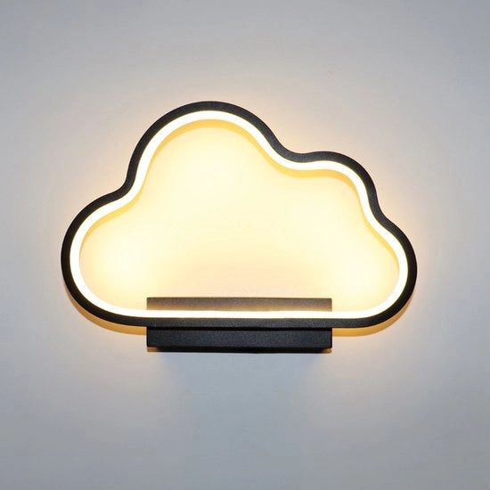 Lampada da parete a nuvole LED a tre colori – illuminazione regolabile, decorazione da parete minimalista, adatta per camere da letto, salotti, ingressi e comodini moderni e confortevoli.