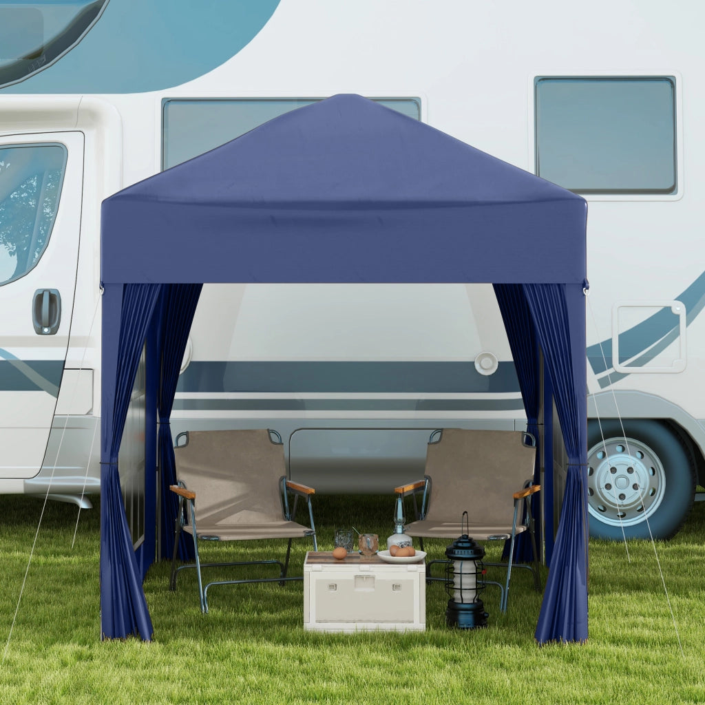 Gazebo pieghevole ¨C Minimal ¨C Blu 2x2m