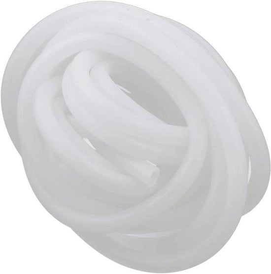 Slang di silicona flessibile resistente a elevate temperature, diametro 5 mm x 8 mm, lunghezza 5 metri.