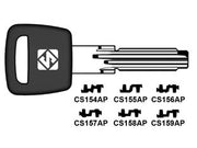 CHIAVI PER CILINDRI CISA 6+7 SPINE PROFILO PIATTO- - CS157AP - 5 pezzi SILCA