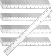 Liniaal Plastico - Resistente e Flessibile - 30 cm - Con Centimetri e Pollici - Ideale per Scuola e Ufficio - Multipack di ...