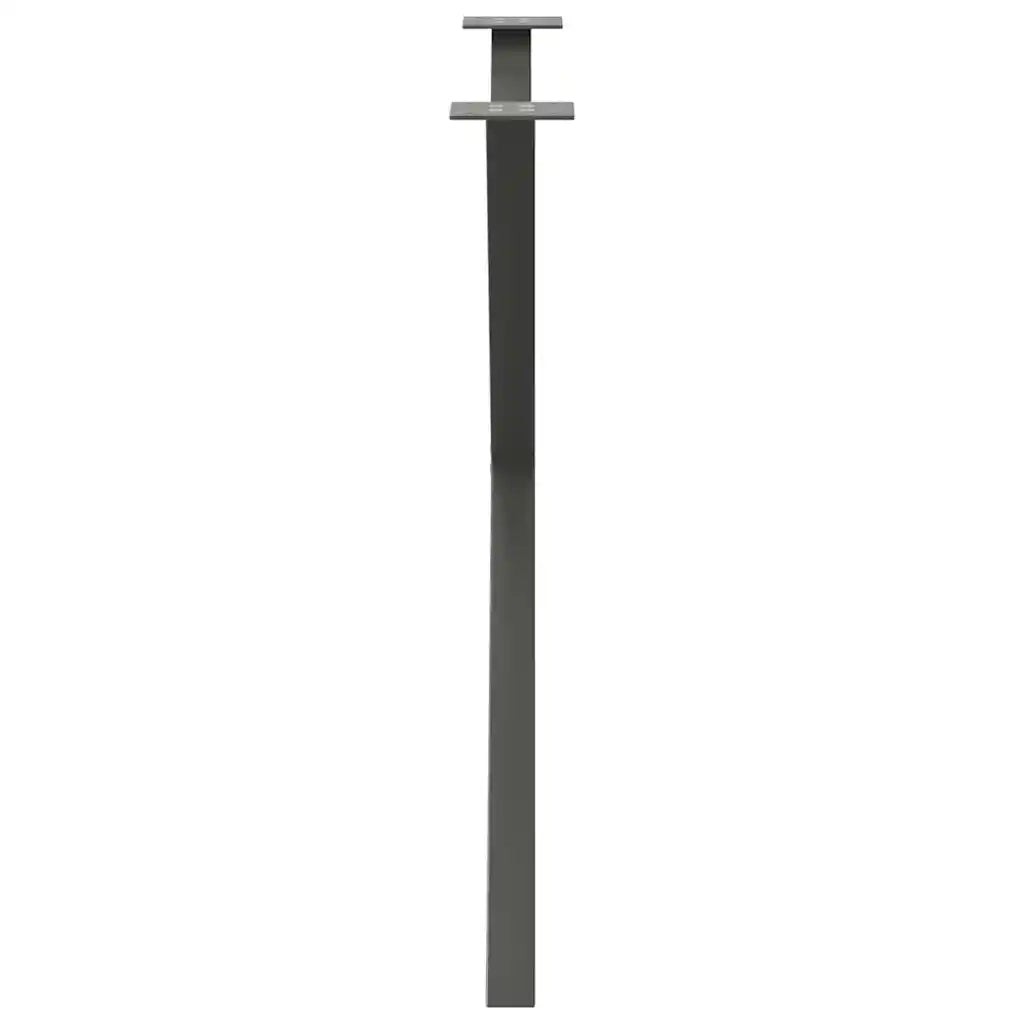Gambe per tavolo da pranzo a forma di X 2 pz | Piede del tavolo Antracite 90x(72-73) cm Acciaio