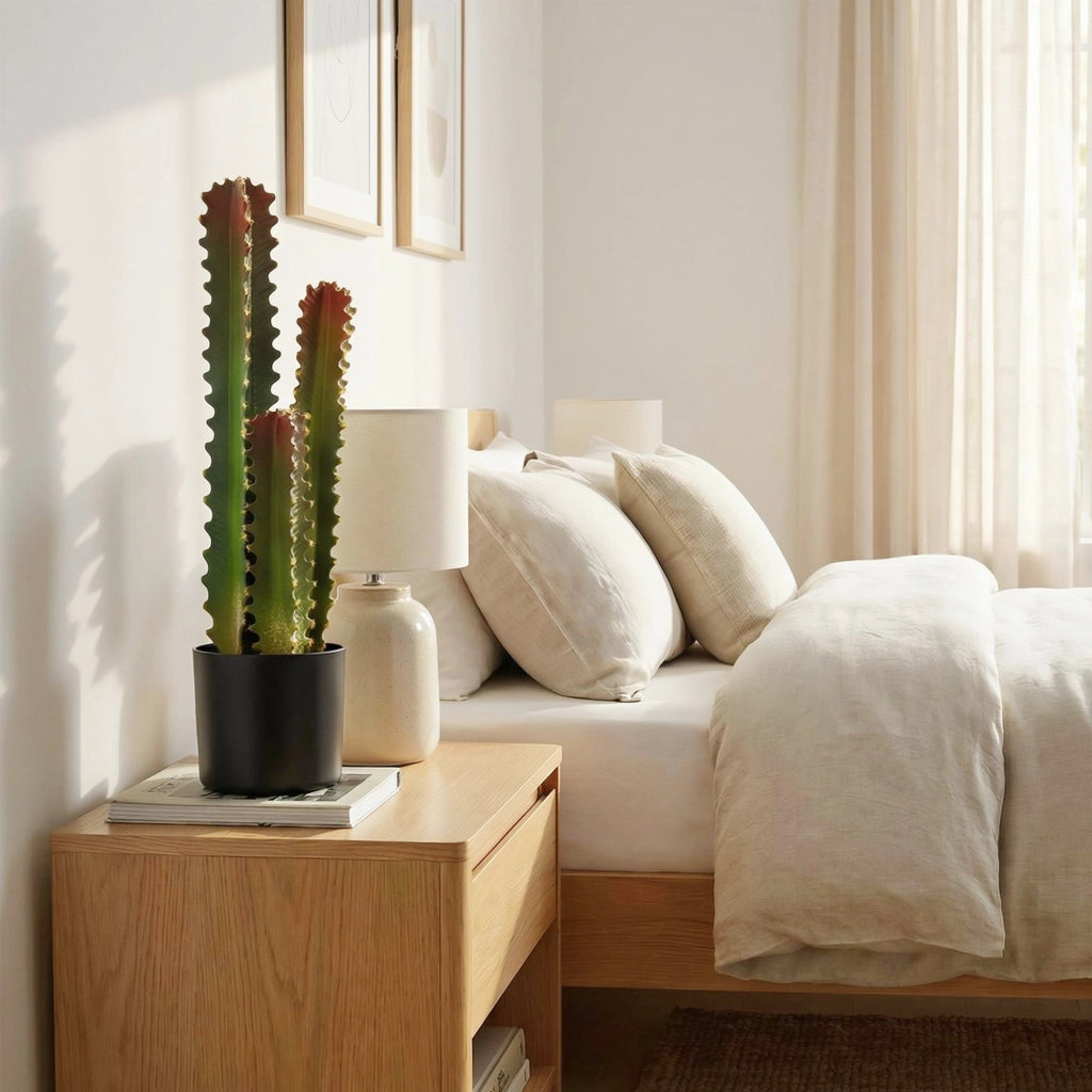 Cactus Artificiale Verde con Vaso 66 cm ¨C zephmum ¨C Decorazione Interni