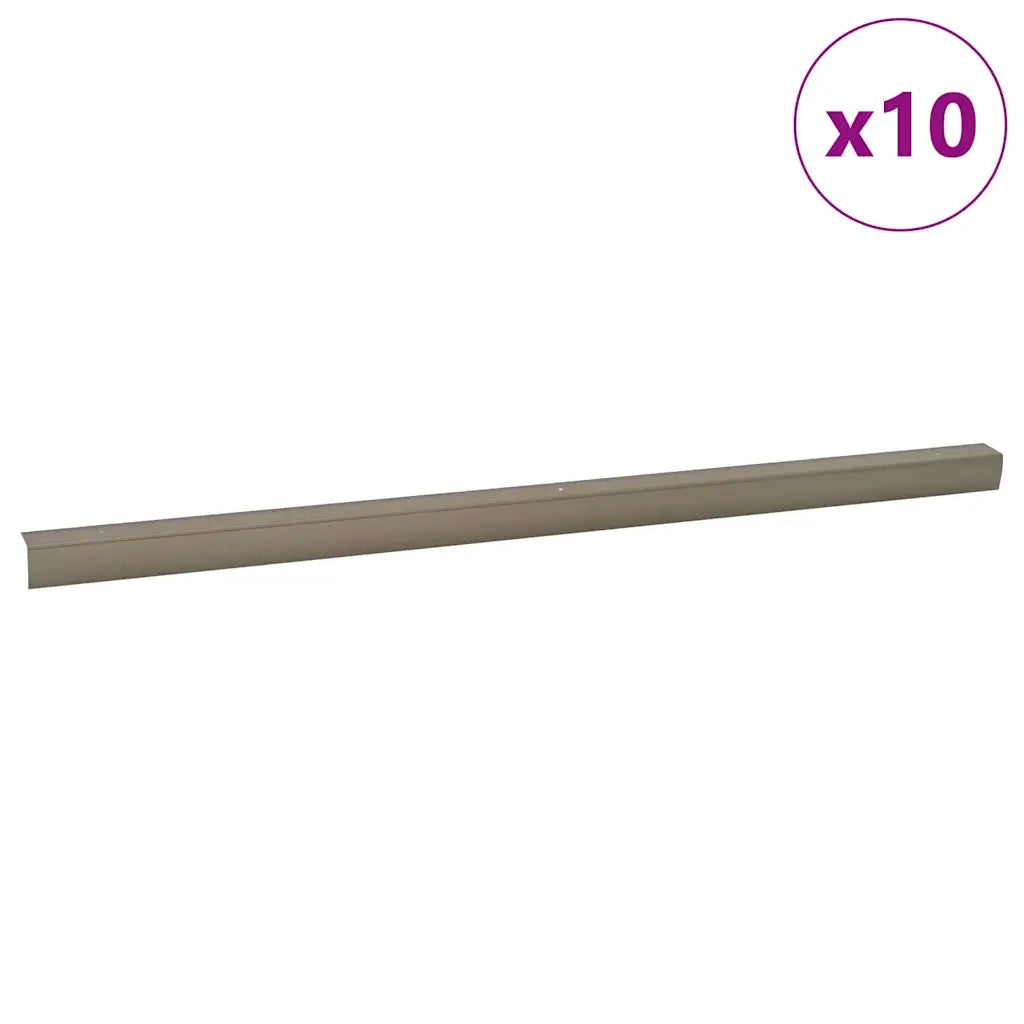 Paragradini 10 pcs Champagne 67 x 3.5 x 3 cm Alluminio 4013484