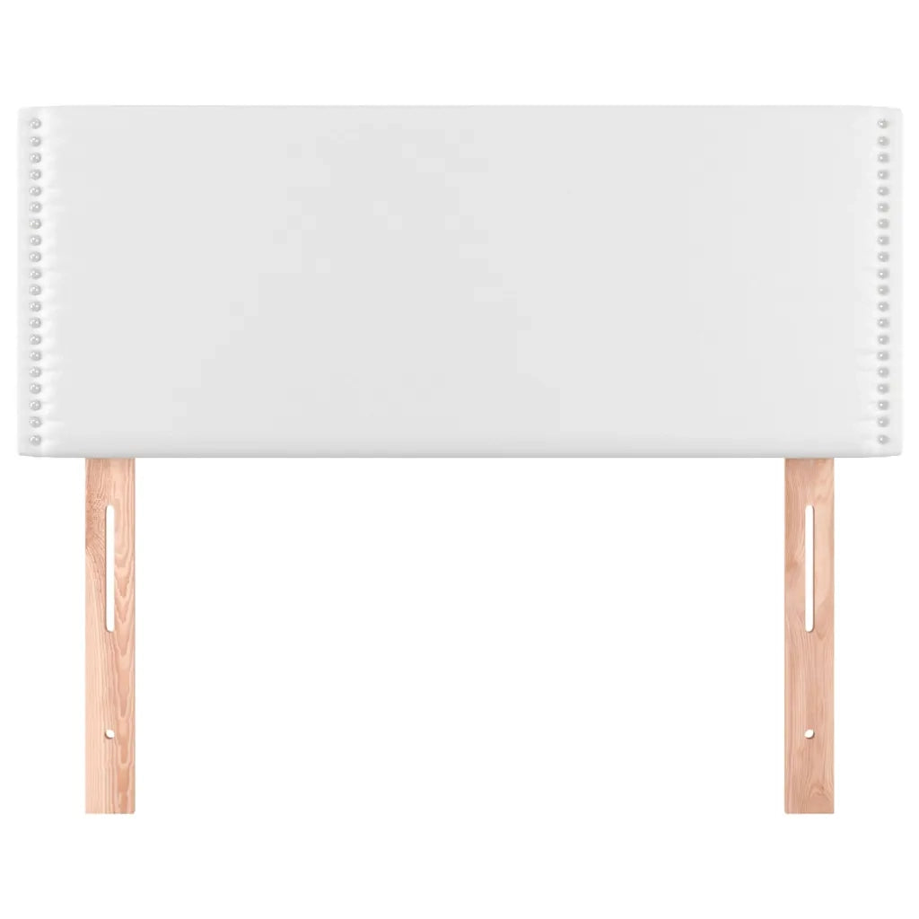 Testiera | Testata Bianco 100x5x78/88 cm in Similpelle