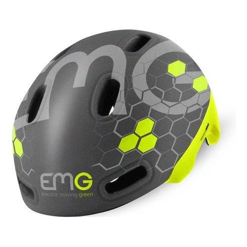 Casco emg hm190m010 givi con led posteriore grigio