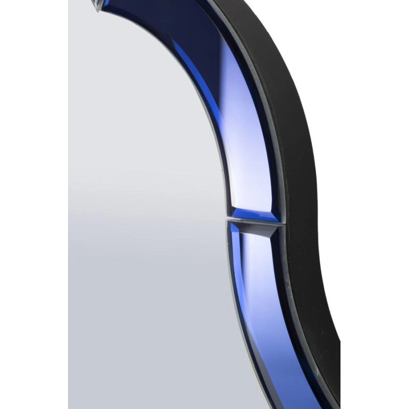 Specchio Da Muro Tangeri Blu cm 55x2x150 (misura Specchio cm 49x144)