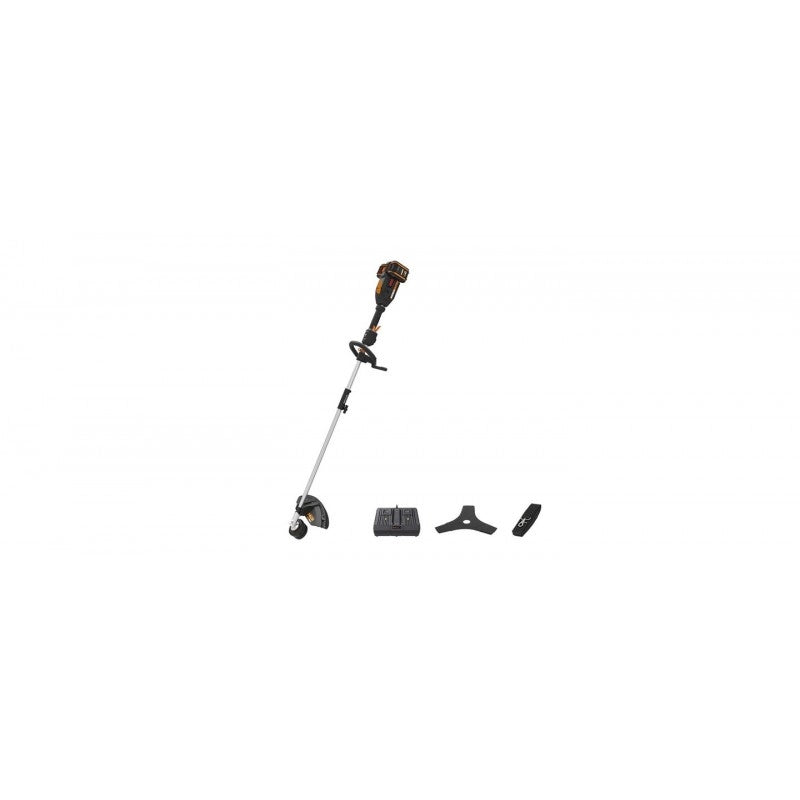 Decespugliatore multifunzione a batteria WG186E.1 Nitro 40 Volt Brushless con 2 batterie Pro 4 Ah per taglio e potatura - Worx