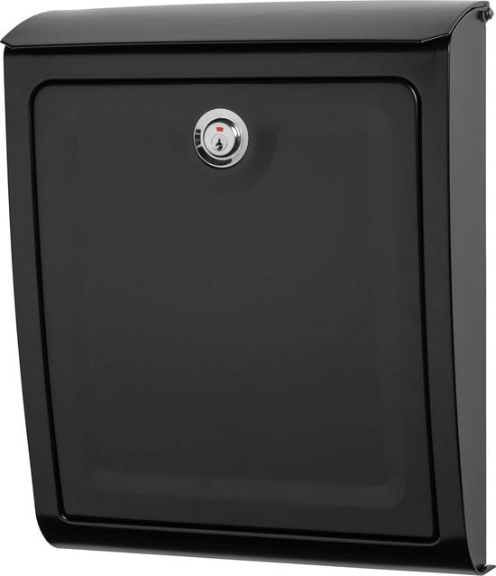 Cassa Pecchi Postale da Parete Nero - Grande Capacità - Resistente al Tempo