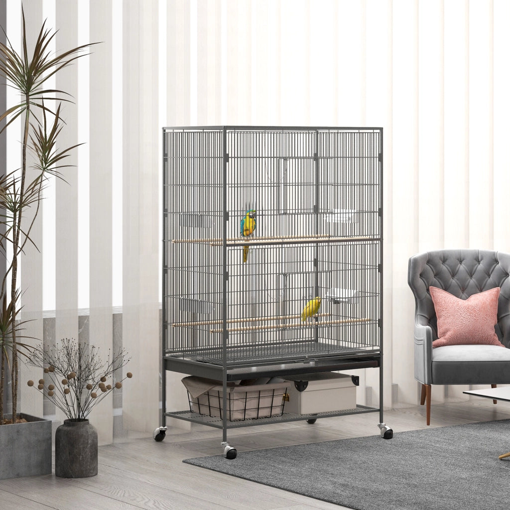 Gabbia per Uccelli ¨C Minimal ¨C Grigio