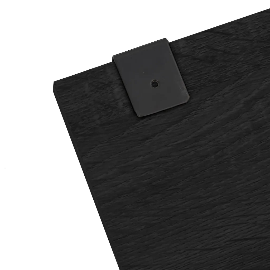 Set Mobili da Bagno | Armadio da bagno 7 pz Nero in Legno Multistrato