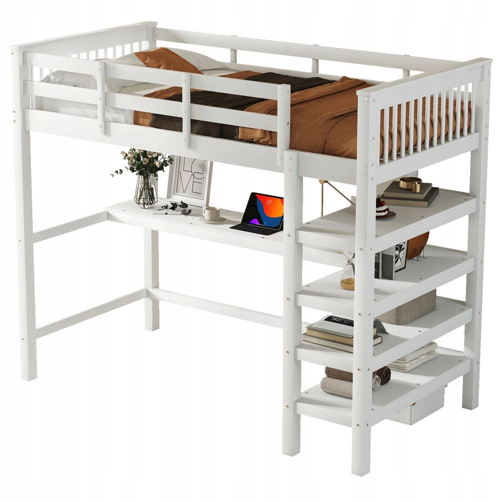 Letto a castello 90x200 bianco - Xylo