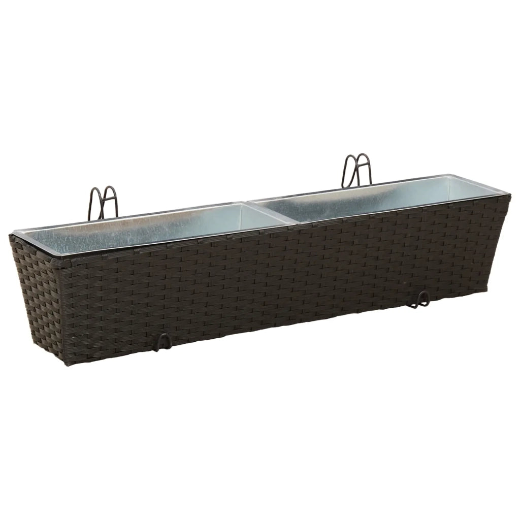 Ringhiera 2 pcs 80 x 17 x 17 cm Metallo