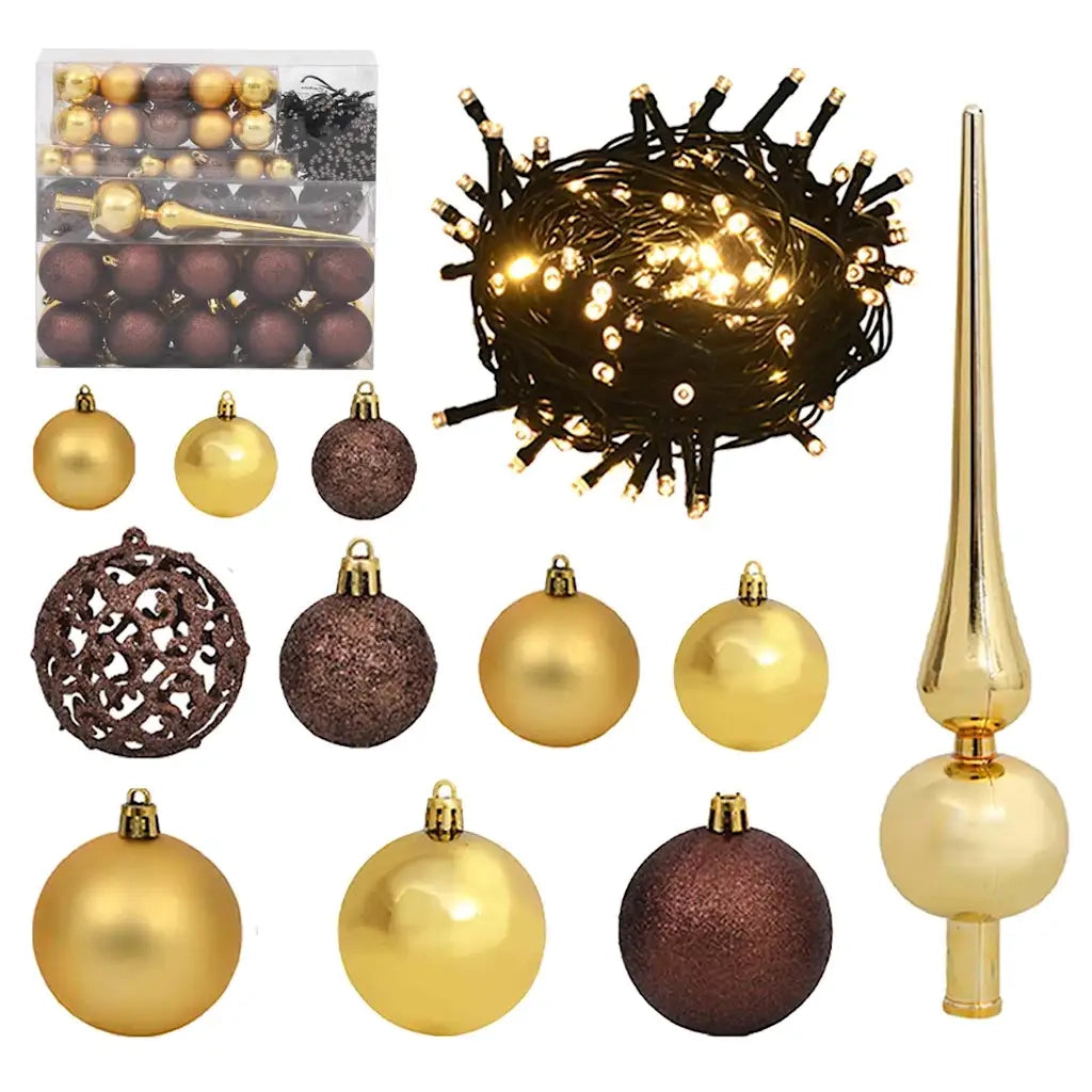Albero di Natale artificiale con luci integrate Verde 240 cm 3397034