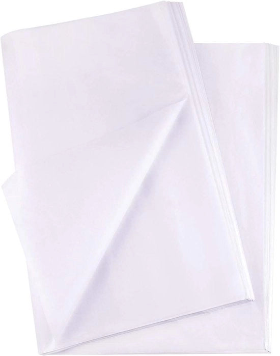 100 fogli di carta da regalo bianca per decorazioni natalizie e artigianato (14 x 20 pollici)