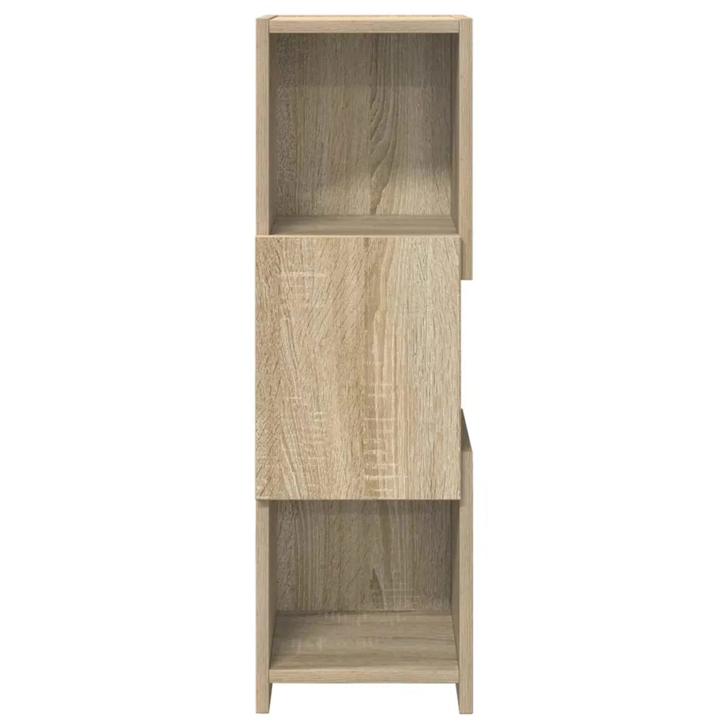 Mobile angolare 25,5x25x80cm Legno ingegnerizzato Rovere Sonoma 889815