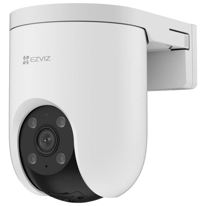 Ezviz CS-H8C POE 2K Telecamera di Sicurezza IP Cupola Esterno 2K PoE Visione Notturna Audio Bidirezionale colore Bianco