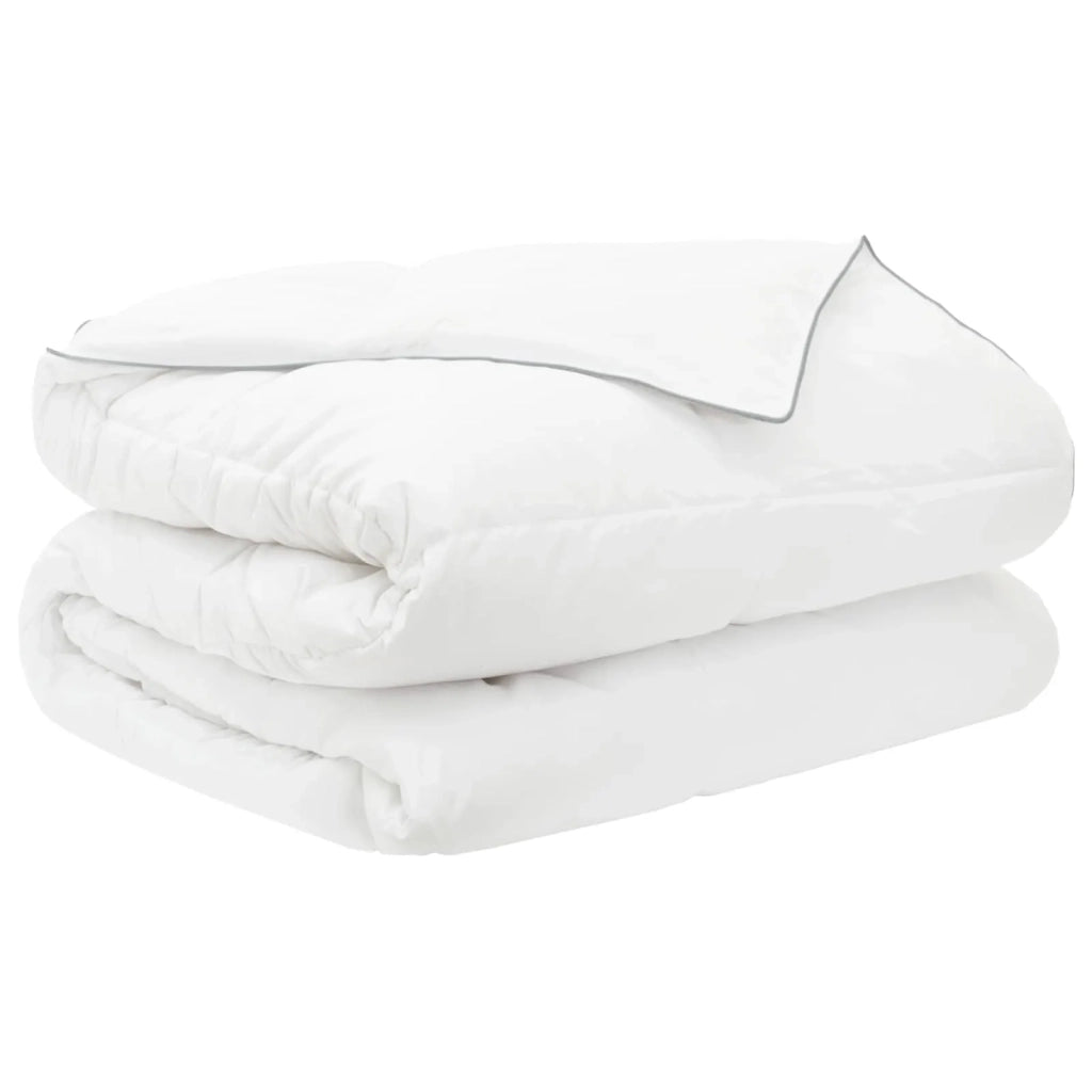 Set di Piumoni con cuscino 2 pcs Bianco Fibra di bambù 3432568