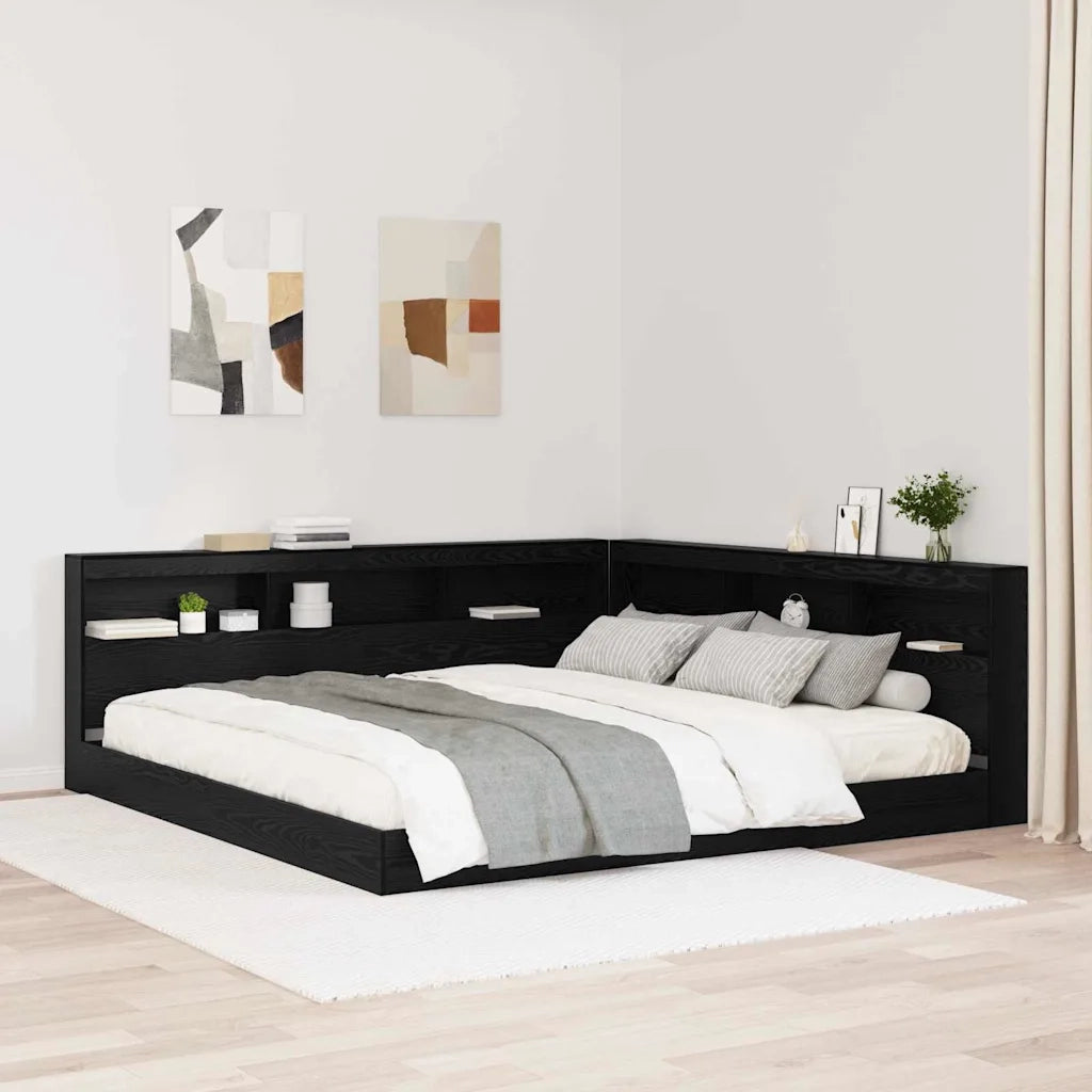 Testata contenitore Rovere Nero 180 cm Legno multistrato 3335510