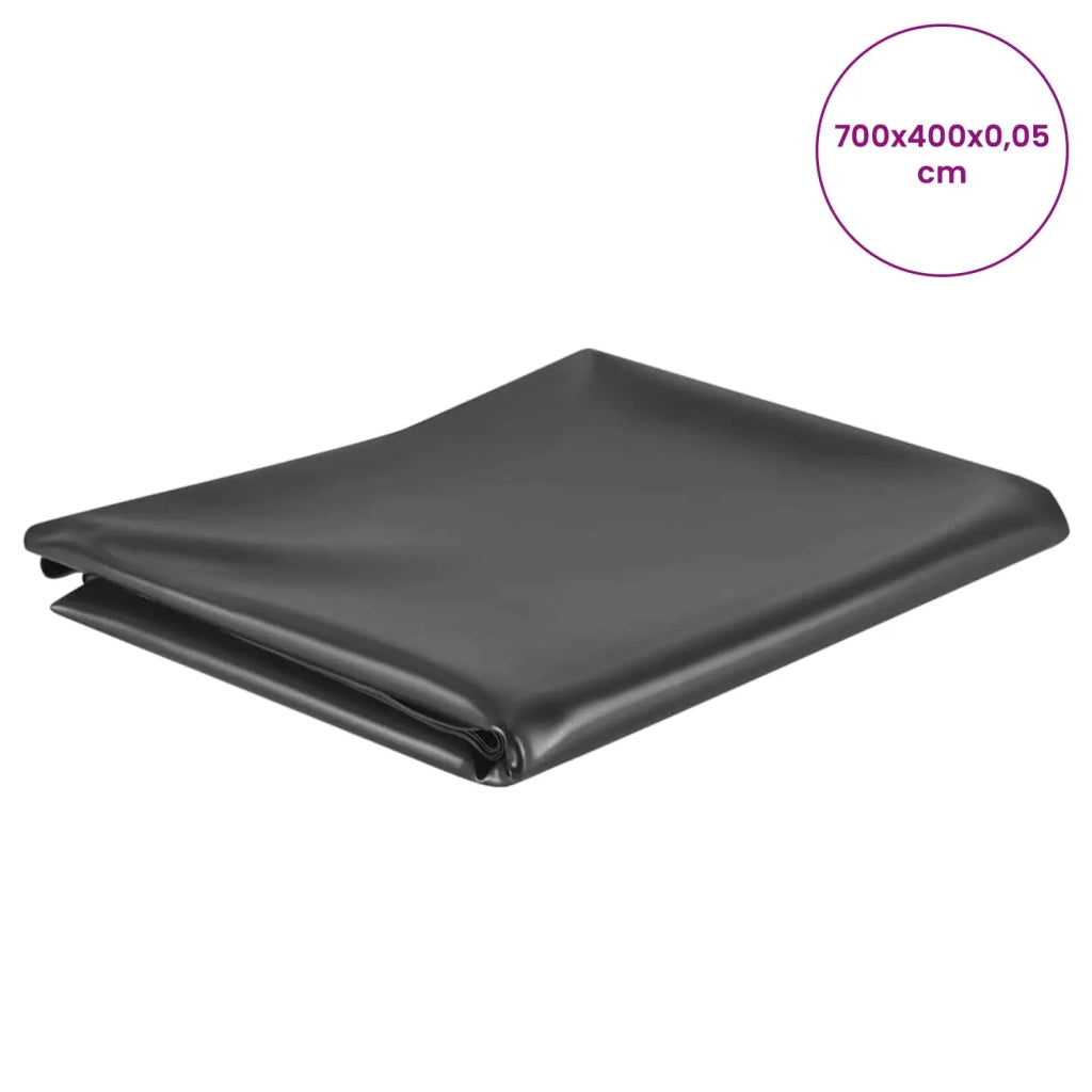 Fodera Stagno 7 x 4 m PVC 0,5 mm Nero 42050468