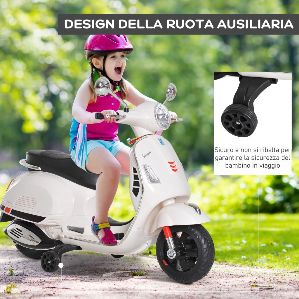 Moto Elettrica per Bambini ¨C Minimal ¨C Bianco