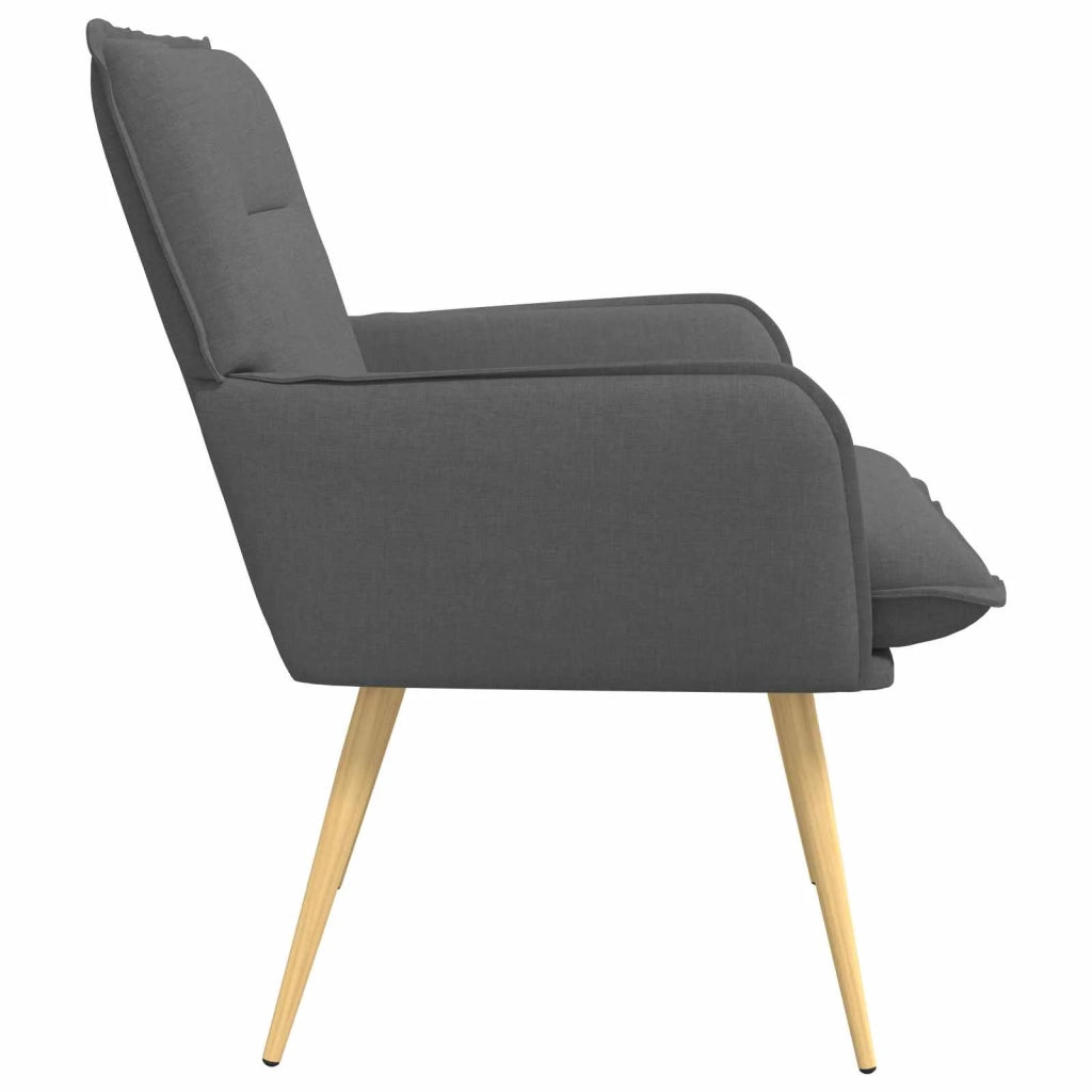 Poltrona Grigio Scuro Tessuto 42047699