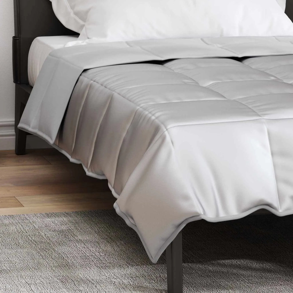 Piumone Completo Annuale Argento 140 x 220 cm Satin e Micropile 42025830