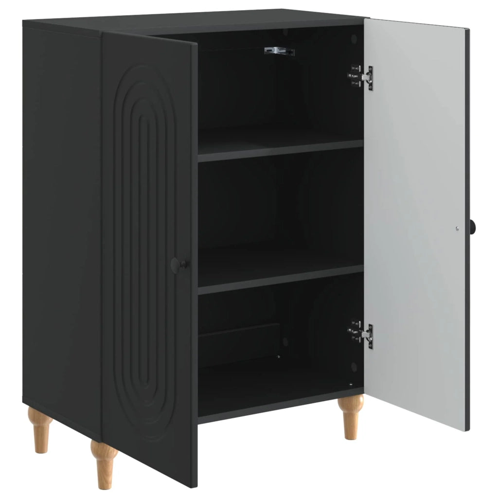 Credenza Nero 66 x 34,5 x 90 cm Legno ingegnerizzato 894126