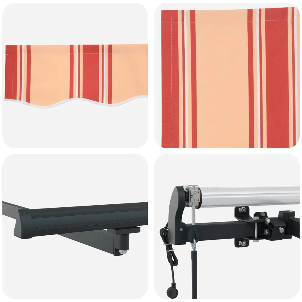 Tenda Retrattile Giallo e Arancione 600 × 350 cm 3331715