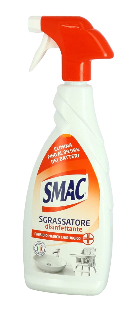 SMAC SPRAY SGRASSATORE 650 ML DISINFETTANTE CON CANDEGGINA
