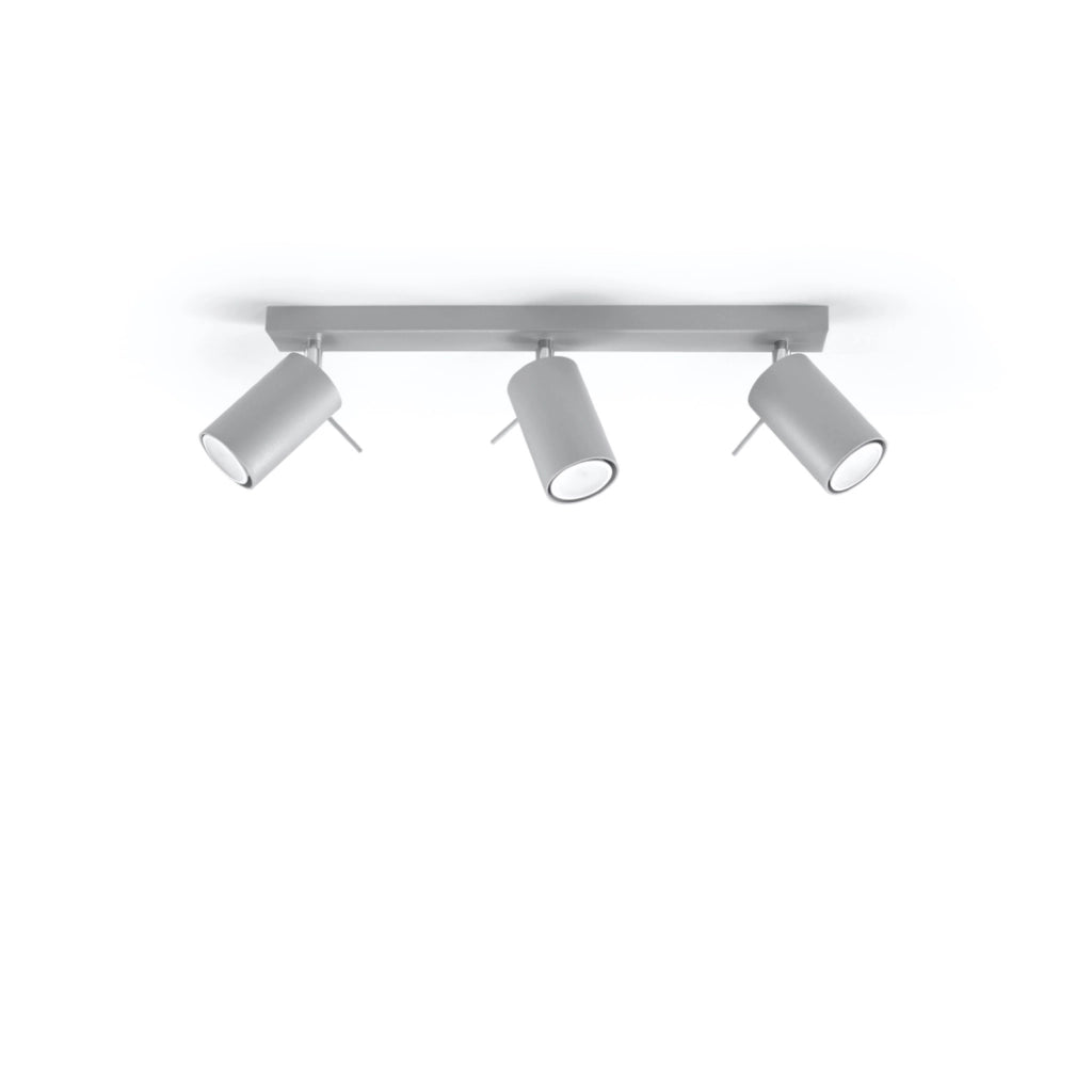 Lampada da soffitto RING 3 grigio