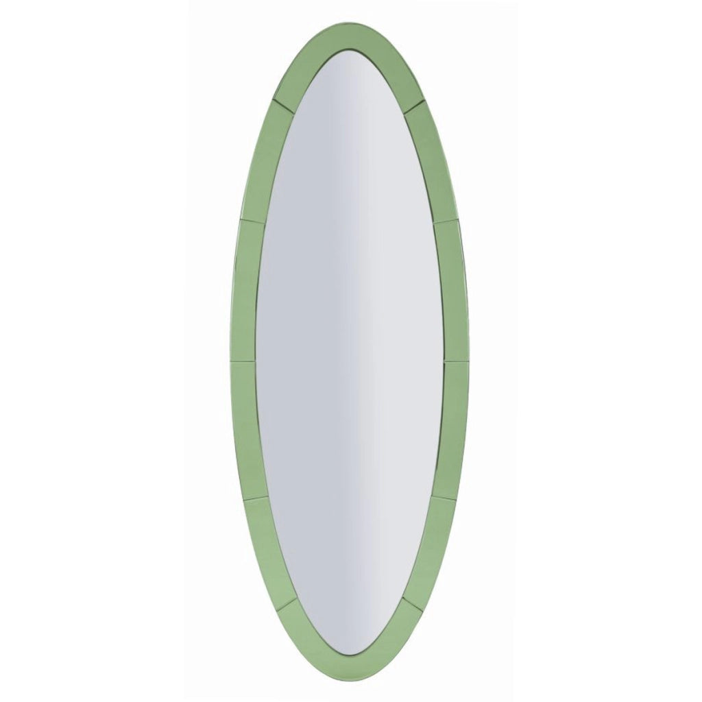 Specchio con Cornice VKH696, Verde, MDF, 150x55x2 cm