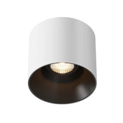 Maytoni Lampada da soffitto moderna Alfa LED 1 luce LED integrato bianco metallo