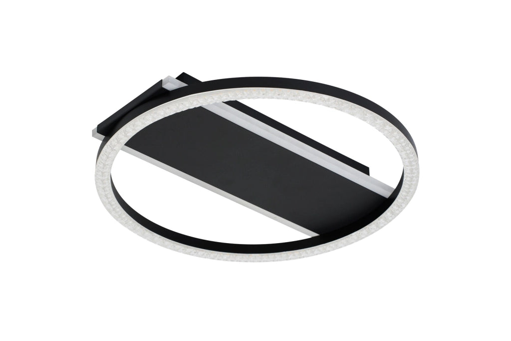 Plafoniera LED Kerstin nera 33cm 24W 3000K Rabalux