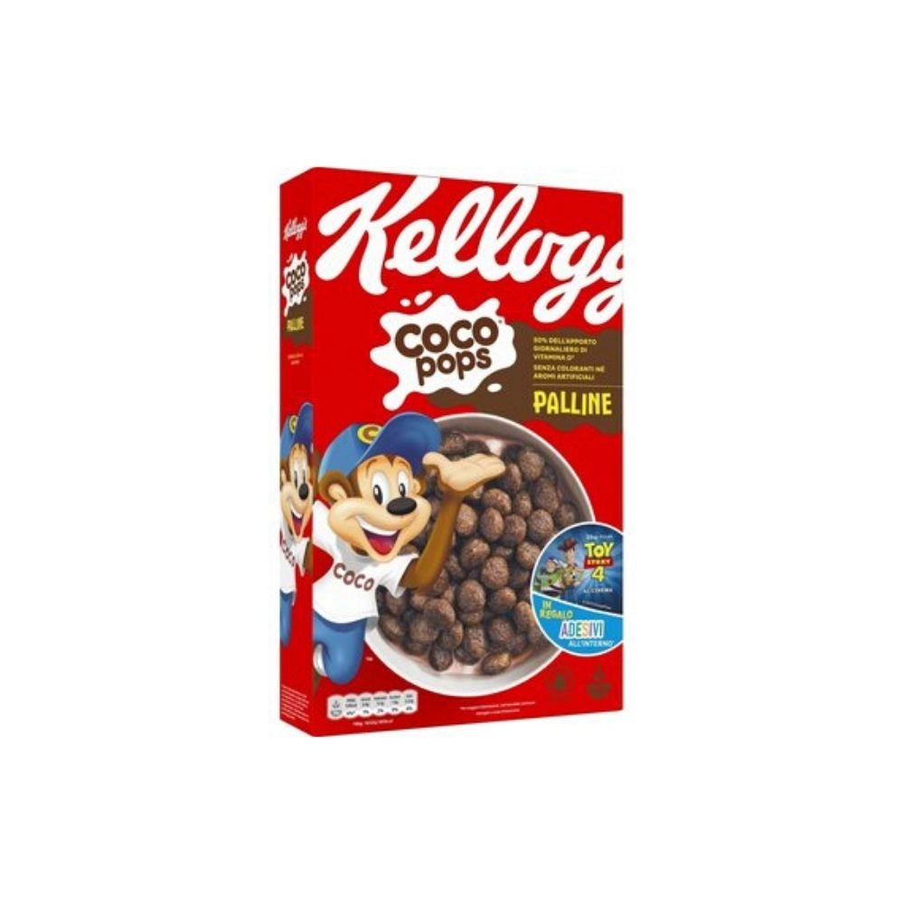 Kellogg's coco pops palline multipack da 8 confezioni da 365 grammi ciascuna