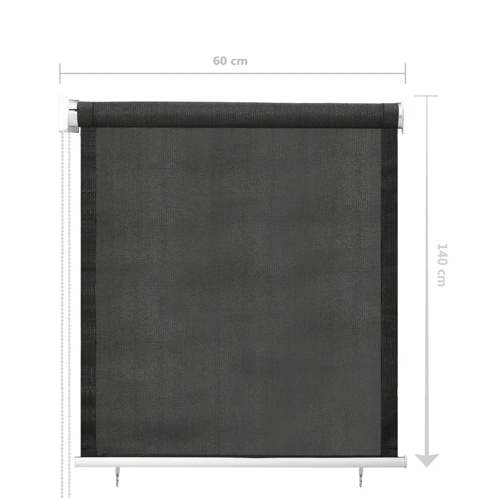 Tenda a Rullo per Esterni 60x140 cm Antracite 312653
