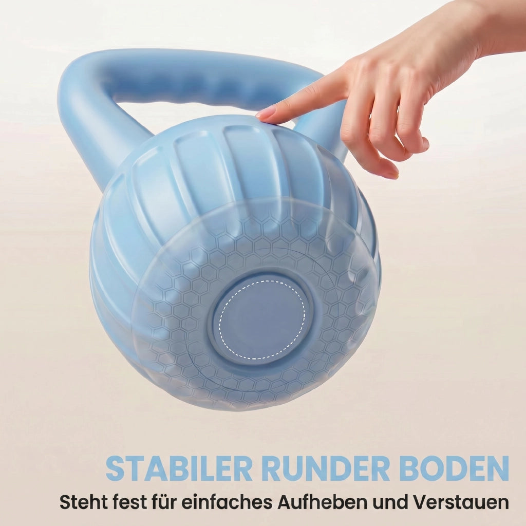 Kettlebell 6 kg ¨C Xylo ¨C Sabbia Blu 17x17x23 cm