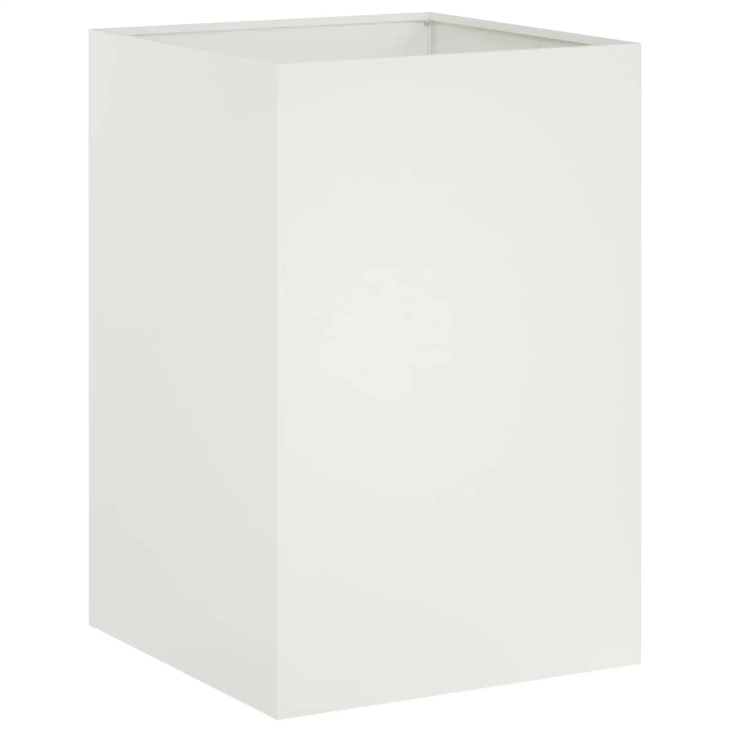 Vaso da giardino Bianco 50 x 50 x 75 cm 8005388