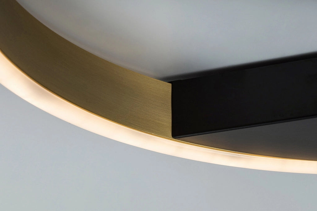 Plafoniera LED moderna tonda Ø40 oro/nero 20W Rabalux