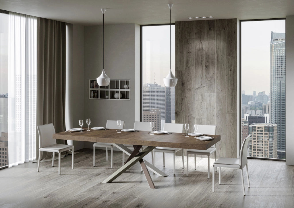 Tavolo Allungabile 160/264x90x77 cm Volantis Premium Noce