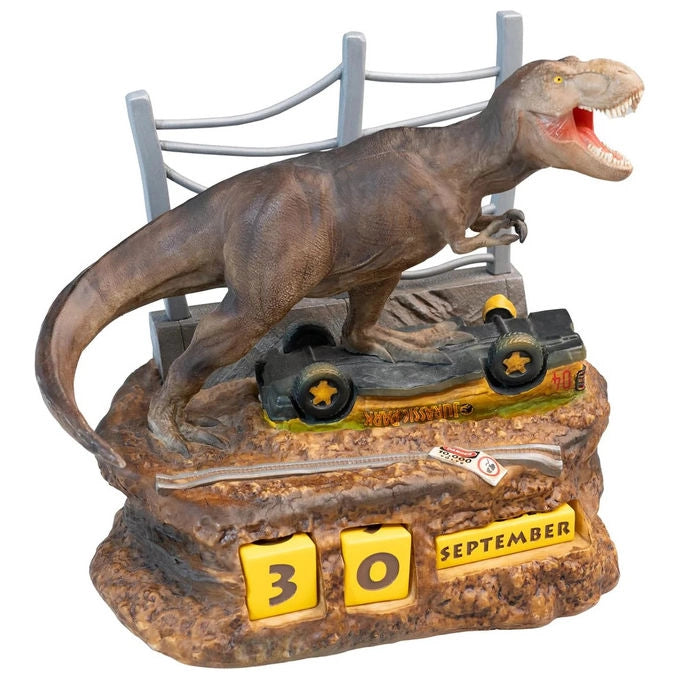 Grupo Erik CP3D16 Calendario Perpetuo 3D Jurassic Park Resina Dipinto a Mano