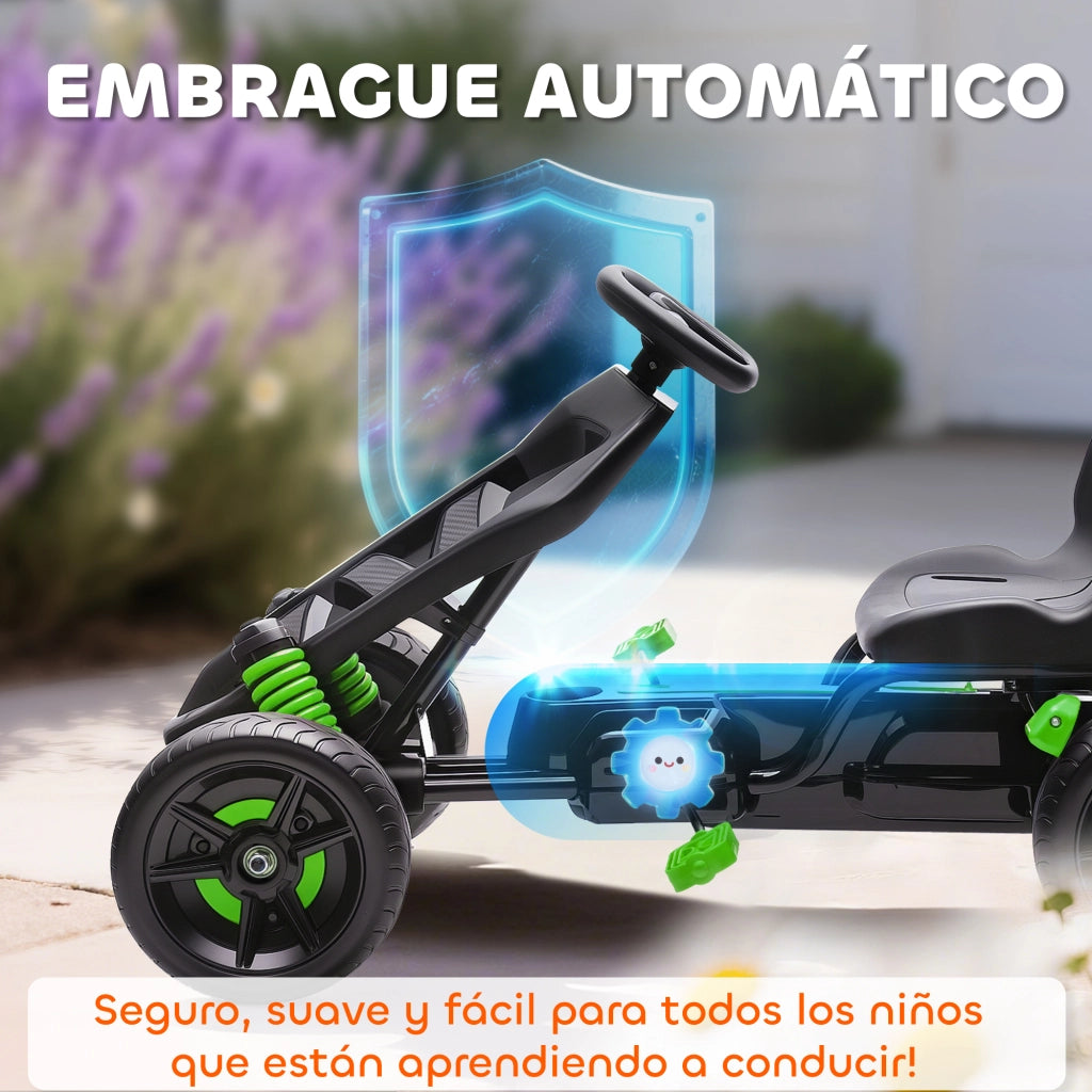 Triciclo a Pedali per Bambini ¨C Minimal ¨C Verde, Metallo, 3+ Anni