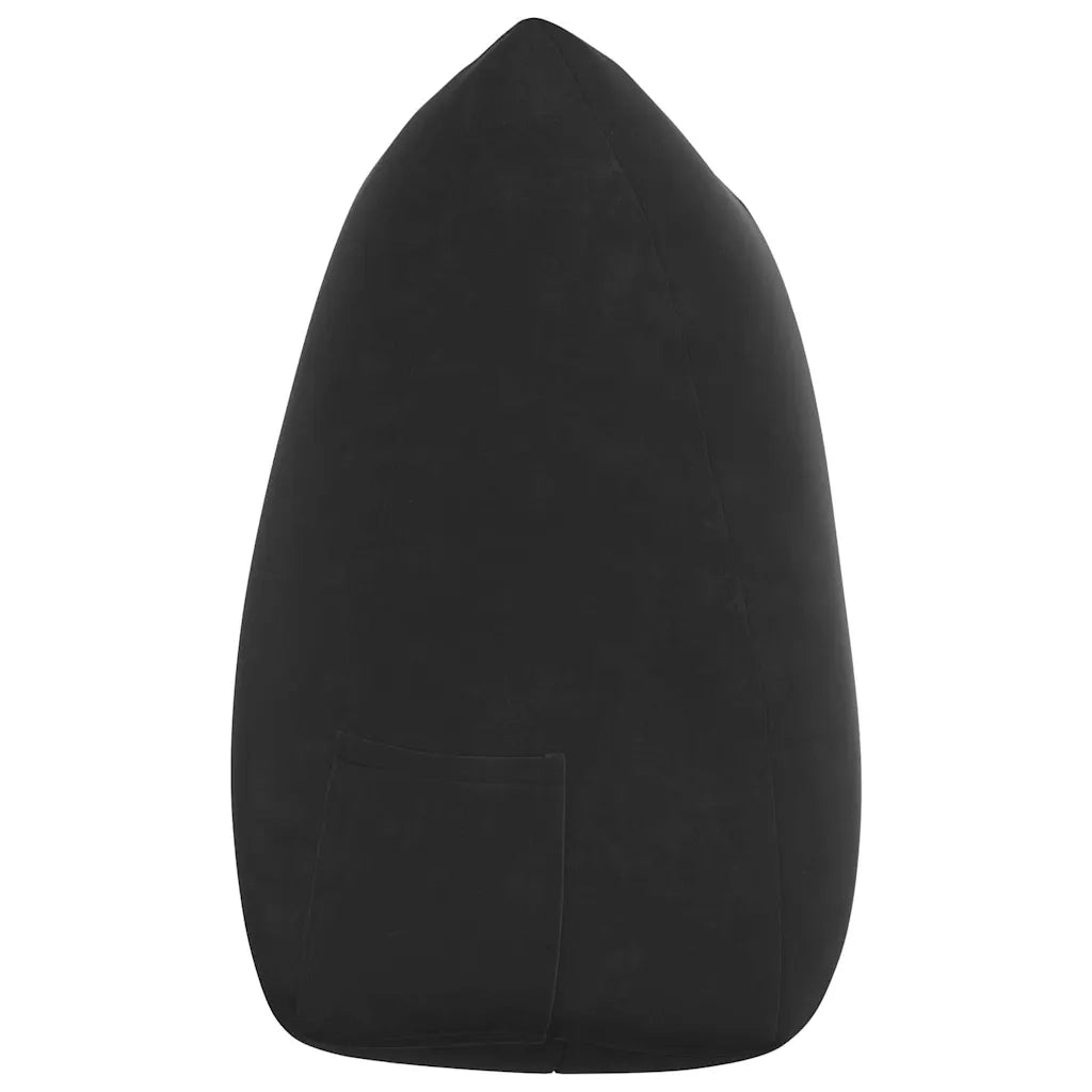 Cuscino per Schiena Nero 140 x 24 x 50 cm Velluto 42014522