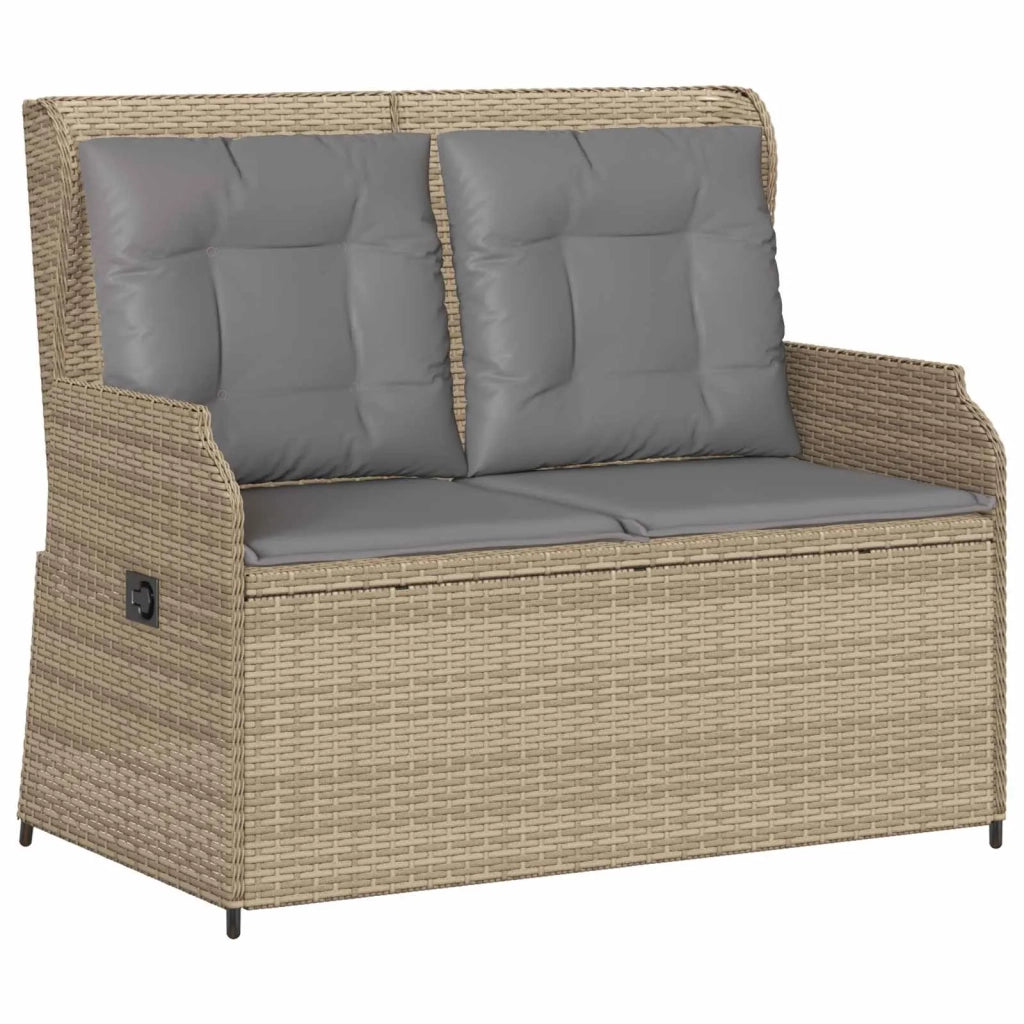 Panchina da Giardino | Panca da Giardino Beige polyrattan