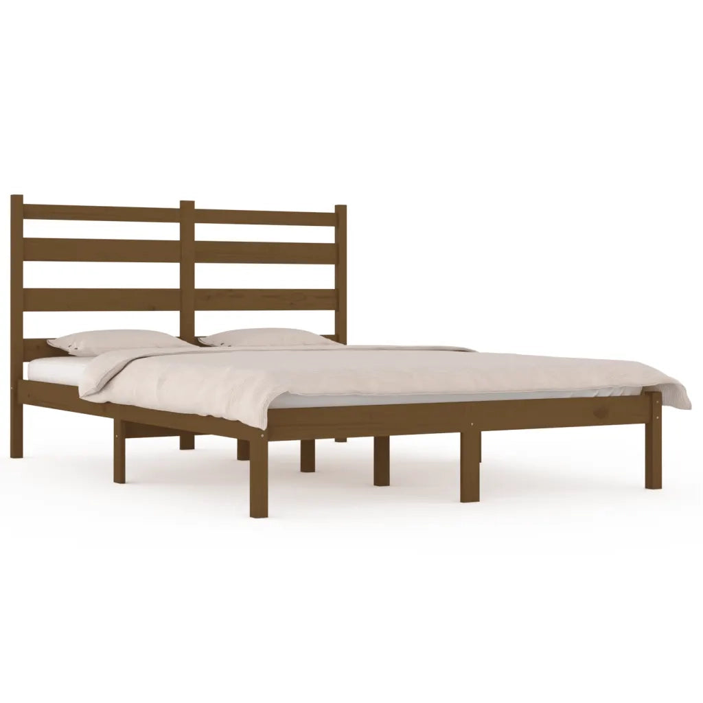 Giroletto senza Materasso Ambra in Legno di Pino 200x200 cm 3103671