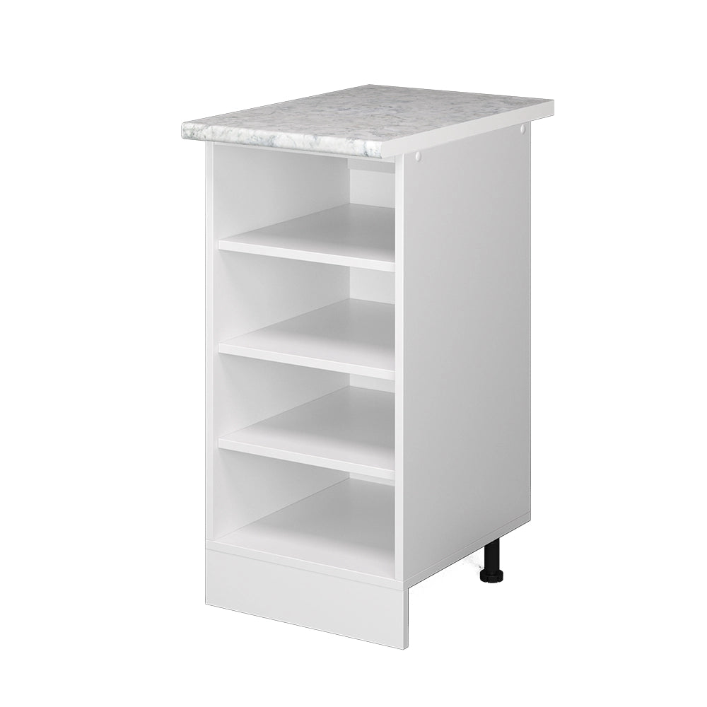 Vicco Scaffale da cucina Bianco 40 cm , PL Marmo