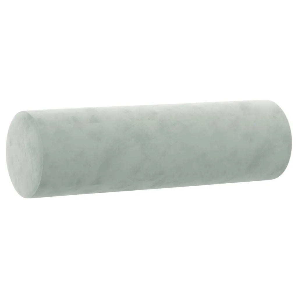 Set di Divani 3 pz con Cuscini Grigio Chiaro in Velluto 3202004