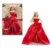 Barbie Magia delle Feste 2026,Bambola da collezione per le festivita vestito  rosso, Mattel, Eta 6+